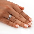 14k Gold 1ct TDW Certified Diamond Bridal Ring Set (H-I, SI1-SI2)