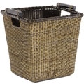 Rattan Storage Bin with Pole Handles (China)