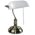 Antique Oil Bronze Bankers Lamp