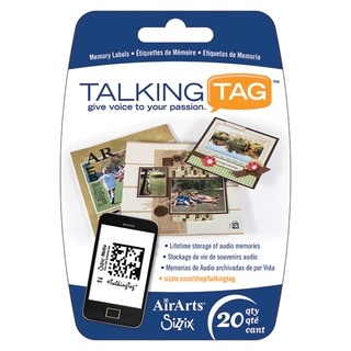 Sizzix Talking Tag Audio Memory Labels (Pack of 20)