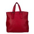 Bottega Veneta Red Ebano Nappa Tote