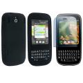 Silicone Case Cover/ LCD Screen Protector for Palm Pixi Plus/ Castle
