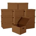 Corrugated-cardboard File Moving and Storage Boxes (Pack of 12)