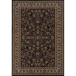 Astoria Black/ Ivory Traditional Area Rug (10' x 12'7)