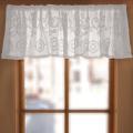 Louisa White Chenille Valance