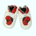 Ladybug Soft Sole Leather Baby Shoes