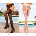 Emaje' Women's Sheer Lace Top Garter Belts (Set of 2)