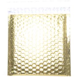 Gold Metallic CD-size Bubble Mailers (Pack of 12)