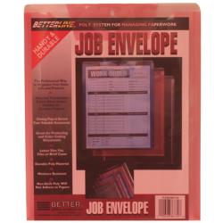 Pink Tuck Flap Closure Job Envelopes (Pack of 12)