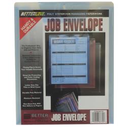 Blue Tuck Flap Closure Job Envelopes (Pack of 12)