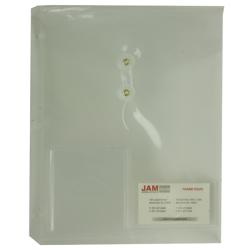 Hudson Clear Button String Binder Envelopes