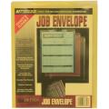 Yellow Tuck Flap Closure Job Envelopes (Pack of 12)