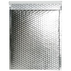 Silver Metallic 10x13 Open End Bubble Mailers (Pack of 12)