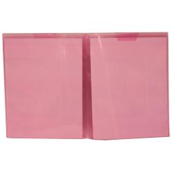 Pink Regular Weight 9.25x11.5-in Full Pocket Plastic Folders (Pack of 12)