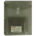 Hudson Envelope Smoke Grey 3-Hole Envelope with CD Pocket (Pack of 12)
