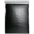Black Metallic 12x15.5 Open End Bubble Mailers (Pack of 12)