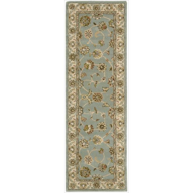 Hand tufted Caspian Blue Wool Rug (23 x 76) Today $88.99 5.0 (1