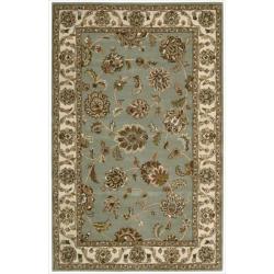 Hand-tufted Caspian Blue Wool Rug (2'6 x 4')