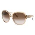 Chloe Women's 'Cirse' Transparent Mocha Fashion Sunglasses