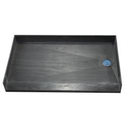 Tile Ready Shower Pan 30 x 60 Right Barrier Free PVC Drain