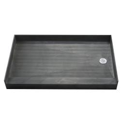 Tile Ready Shower Pan 30 x 54 Right PVC Drain