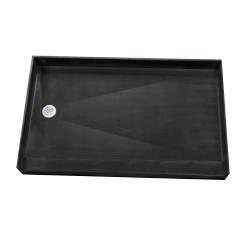 Tile Ready Shower Pan 30 x 54 Left PVC Drain