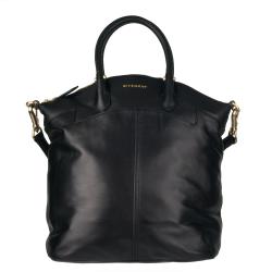 Givenchy Black Leather Top Handle Tote