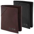 Guess Men's Textured Tri-Fold Passcase Wallet