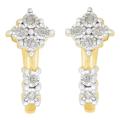 10k Yellow Gold 1/6ct TDW Diamond Fashion Earrings (J-K, I3)