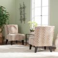 Natalie Slipper Chairs with Pillows (Set of 2)