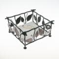 Metal Cocktail Twigs and Leaves Napkin Holder