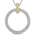18k Two-tone Gold 4 1/5ct TDW Diamond Necklace (G-H, SI1-SI2)