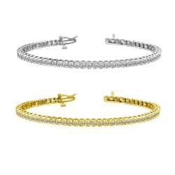14k Gold 8ct TDW Diamond Tennis Bracelet (I-J, I1-I2)