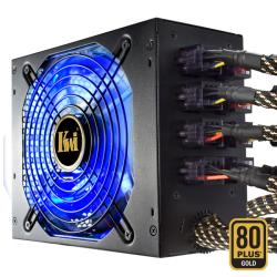 Kingwin LZG-1300 Lazer Gold Series 1300 Watt Power Supply with Modular Cables