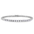 10k White Gold 5ct TDW Diamond Tennis Bracelet (G-H, I2-I3)