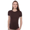 American Apparel Women's Small Brown Fine Cotton Jersey Tee