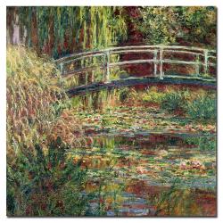 Claude Monet 'Waterlily Pond - Pink Harmony' 1900 Canvas Art