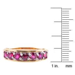 Michael Valitutti 14k Yellow Gold Ruby Ring