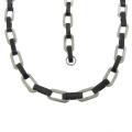 Two-tone Stainless Steel Jewelry Set
