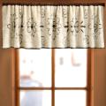 Jessica Ivory/ Chocolate Chenille Valance