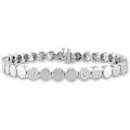 14k White Gold 1/2ct TDW Diamond Stackable Bracelet (G-H, SI1-SI2)