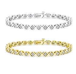 14k Gold 2.00ct TDW Diamond Tennis Bracelet (I-J, I1-I2)