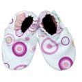 Pink Circles Infant Girl Canvas Shoes