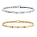 14k Gold 15ct TDW Diamond Tennis Bracelet (I-J, I1-I2)