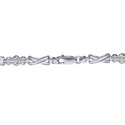 10k White Gold 1/2ct TDW Diamond Tennis Bracelet (I-J, I1-I2)