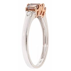 Dyach 14k Two-Tone Gold 1 1/10ct TDW Brown and White Diamond Ring (G-H, I1-I2)