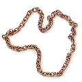 Nexte Jewelry Antiqued Rose Goldtone Nautical Braided Oval Necklace