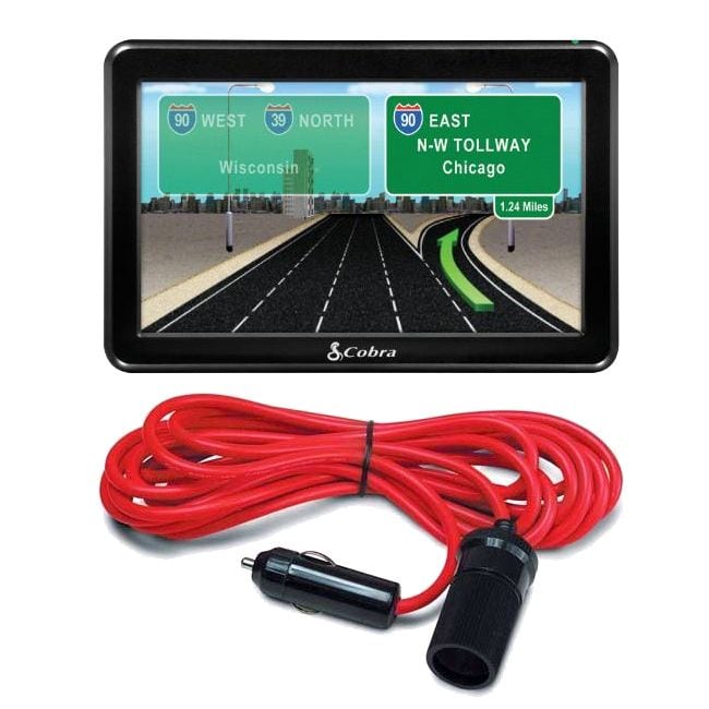 Cobra 7750 Pro Truck GPS Navigator with Lighter Plug 13947947 Shopping The