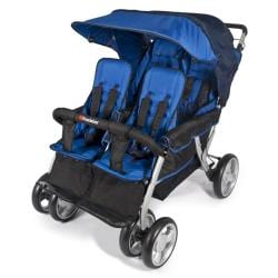 Foundations Quad LX Four-Passenger Stroller in Regatta