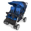Foundations Quad LX Four-Passenger Stroller in Regatta